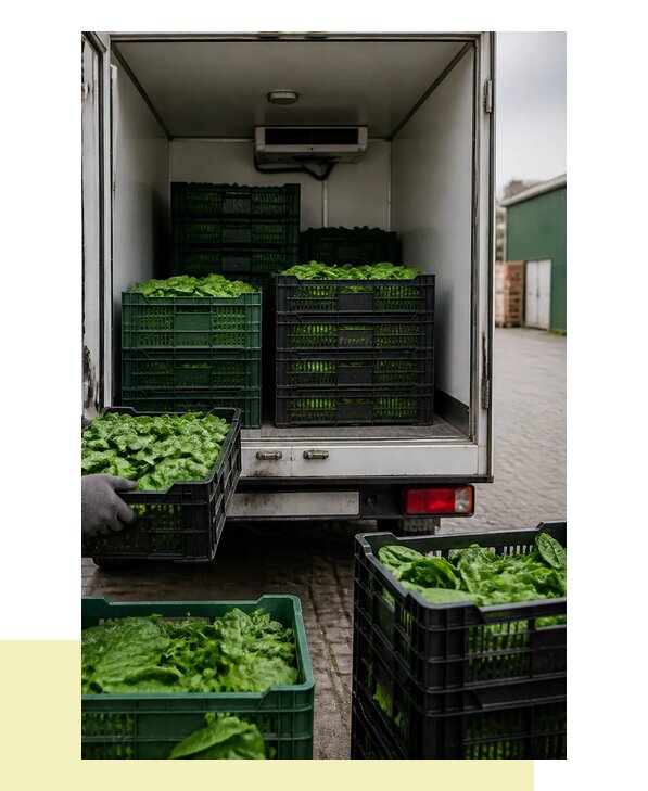 Перевозка шпината в Азов с сохранением свежести продукции